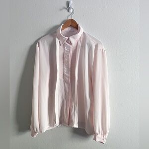Vintage Peach Blouse